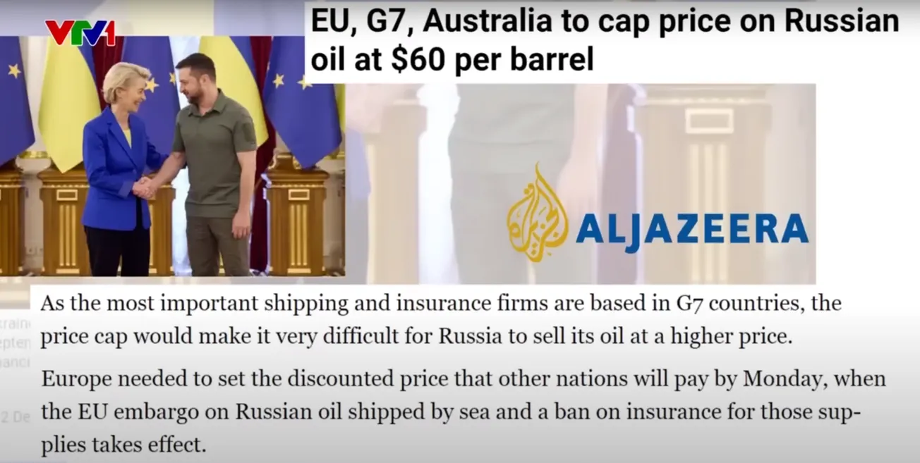 Tác động từ lệnh áp giá trần với dầu của Nga | VTV24