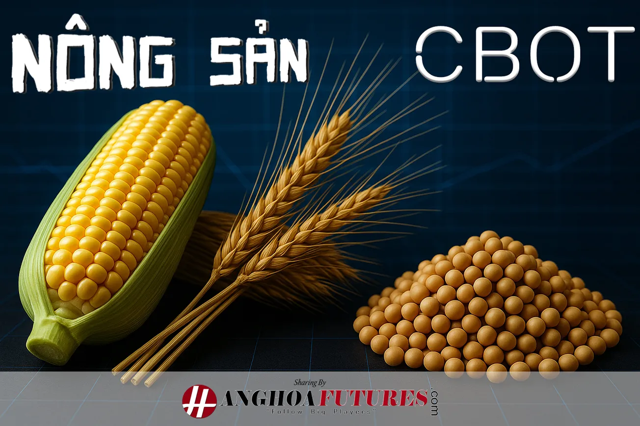 Nông Sản CBOT - Ngô tăng nhẹ nhưng hướng tới tuần giảm, đậu tương cũng đi lên